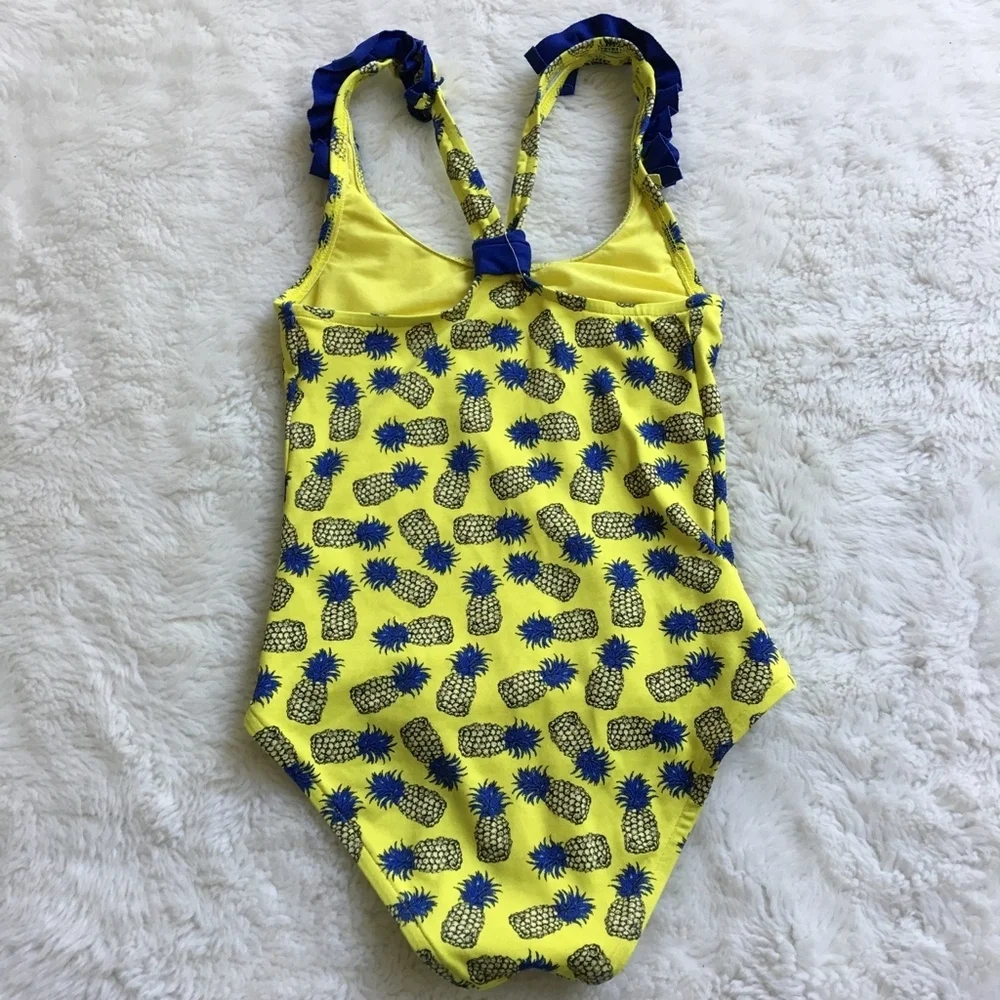 Pili Carrera Girls Pineapples Swimsuit Size 5